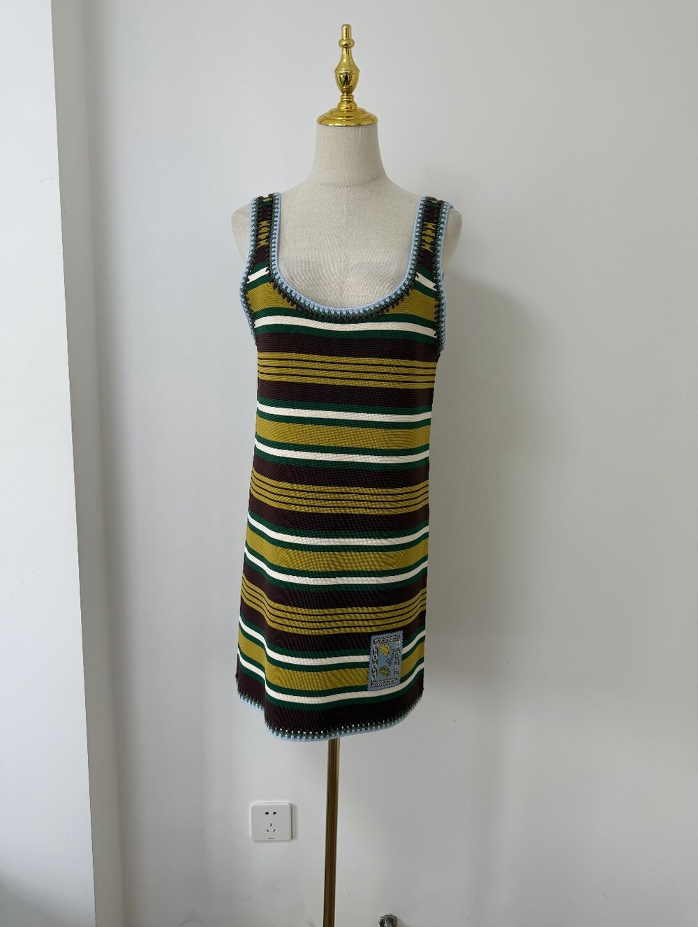 Alemais Clover striped knitted minidress - Picture 6 of 13